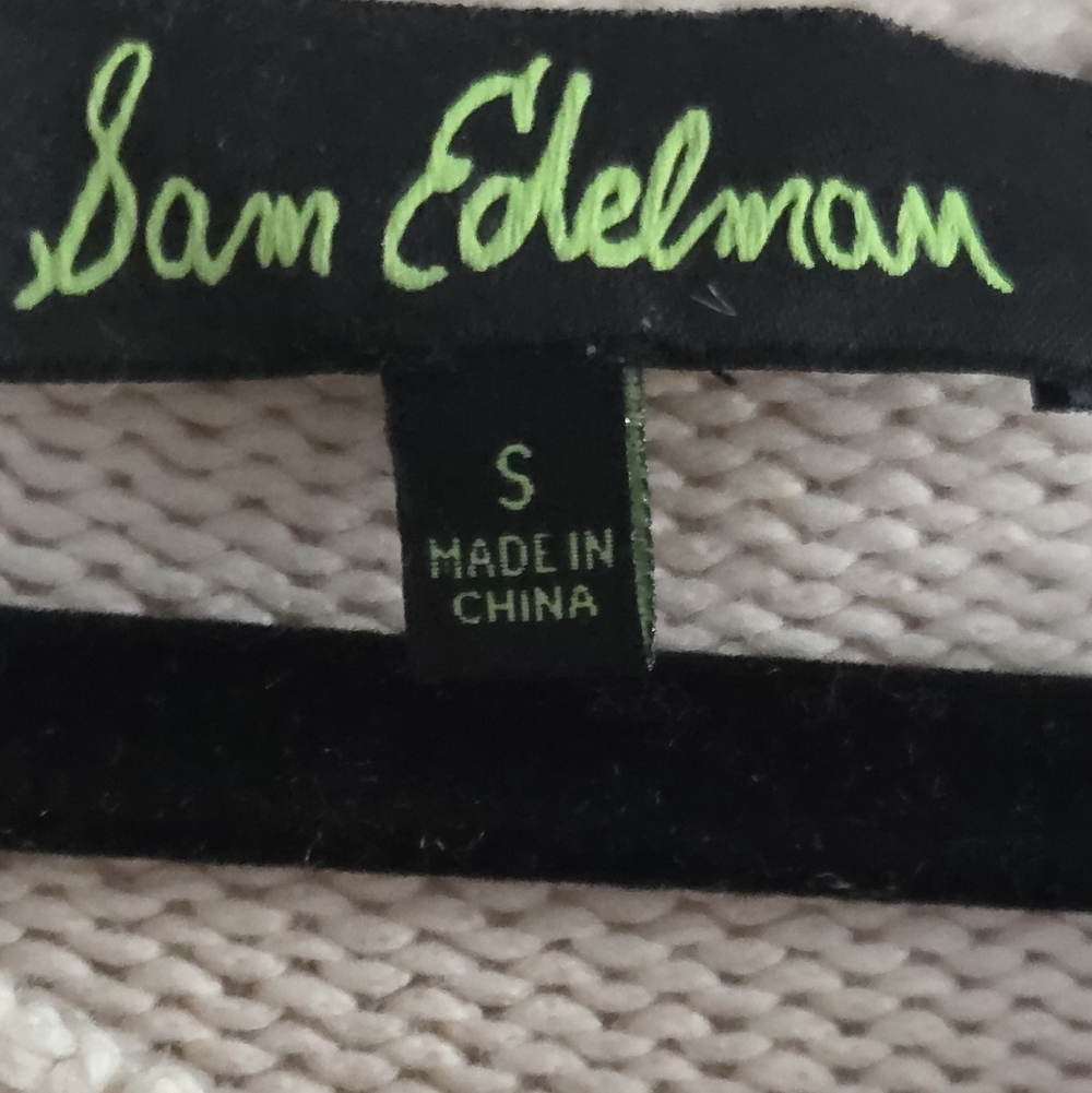 Sam Edelman Beige Textured Knit Sweater - Picture 5 of 5